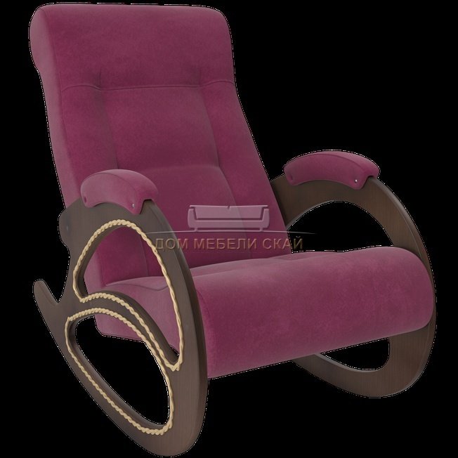 Кресло-качалка Модель 4, орех/verona cyklam