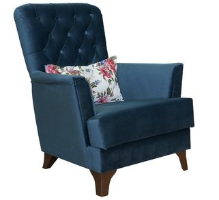 Кресло для отдыха Ирис, полуночно-синее ТК 964