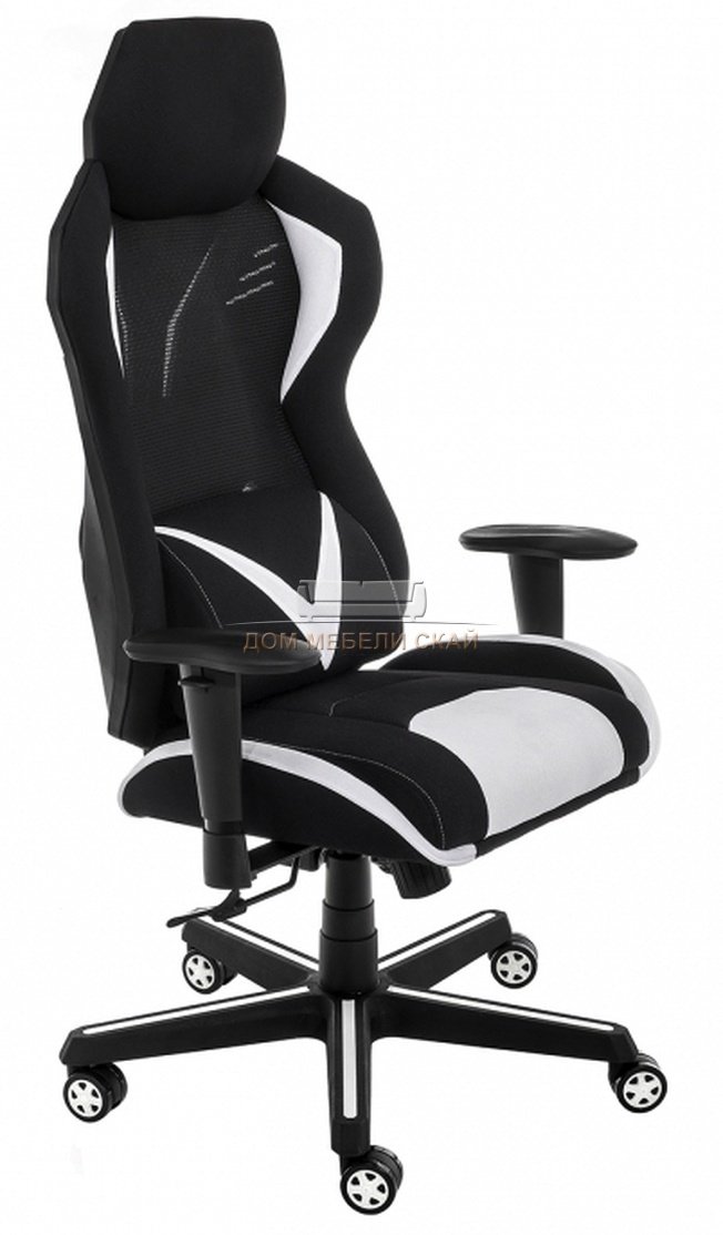 Компьютерное кресло Record, белое/черное
