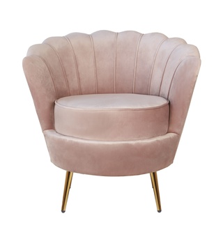 Кресло Pearl, велюр розовый pink