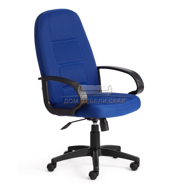 Кресло офисное СН747, сетка синяя  TW-10