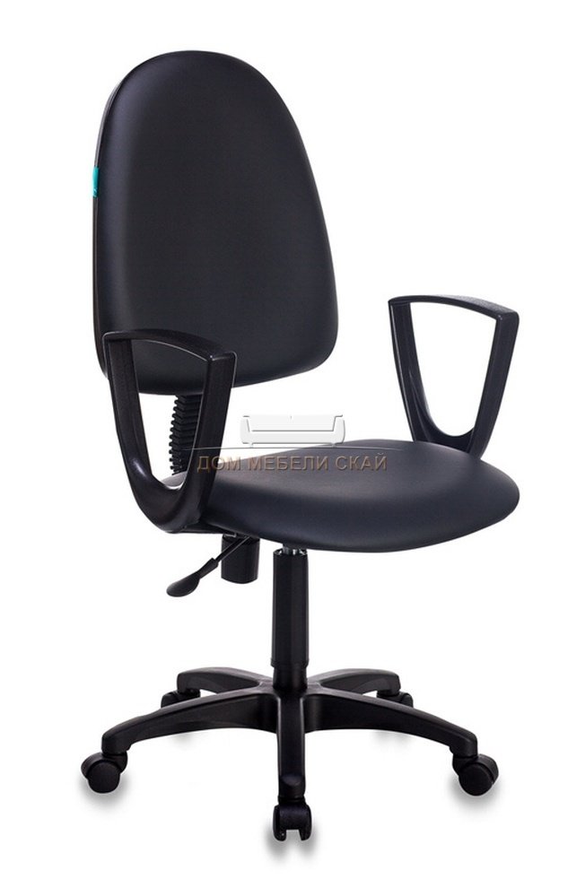 Кресло офисное CH-1300N, черная экокожа