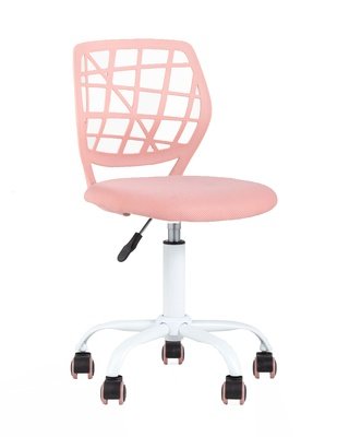 Кресло компьютерное детское Эльза, розовое
