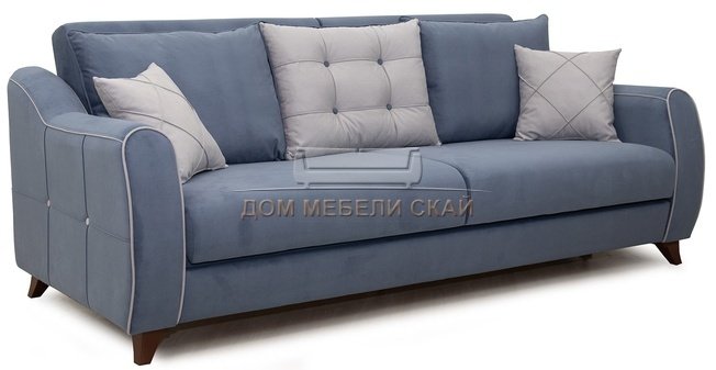 Диван-кровать Френсис, серо-синий ТД 263