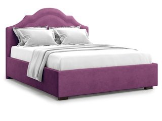 Кровать двуспальная 160x200 Madzore с подъемным механизмом, фиолетовый велюр velutto 15