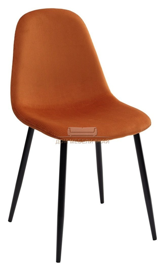 Стул MOLLY, велюровый коричневого цвета