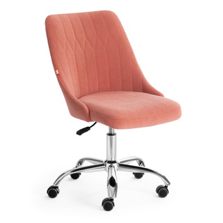 Офисное кресло Swan, флок розового цвета 137