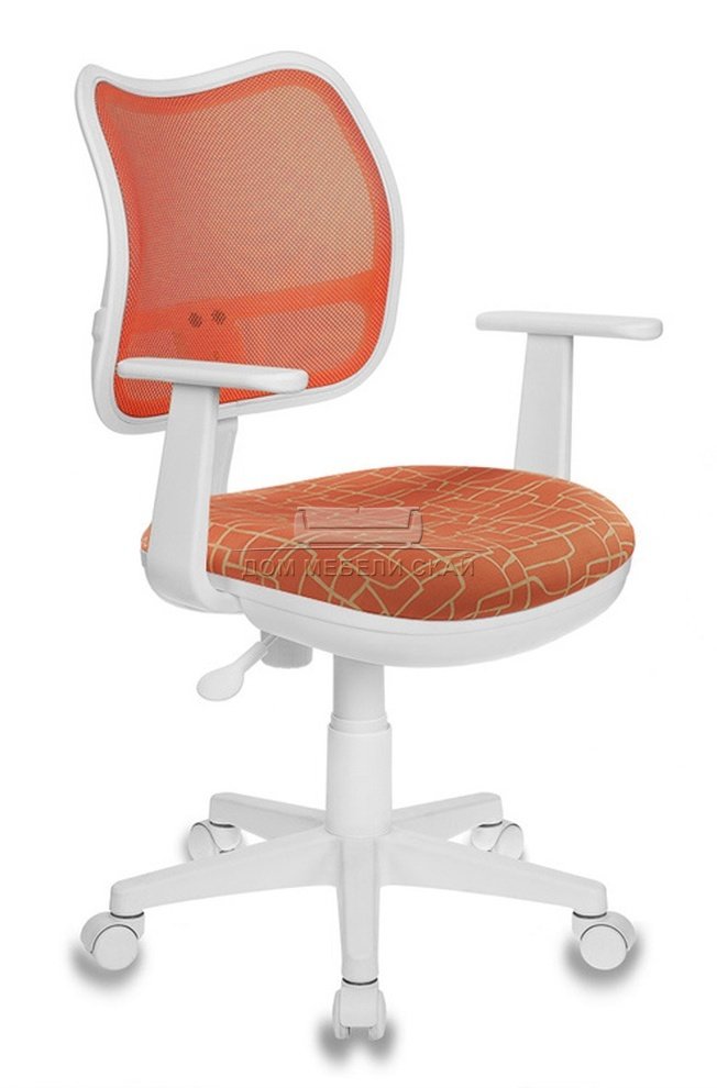 Кресло детское CH-W797, оранжевая ткань/сетка