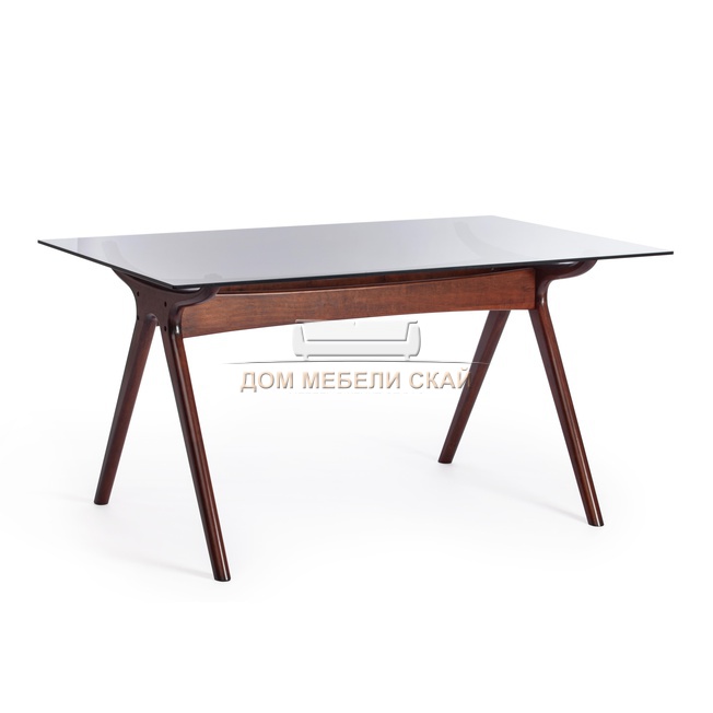 Стол обеденный VIBORG mod. T-379G, темный орех