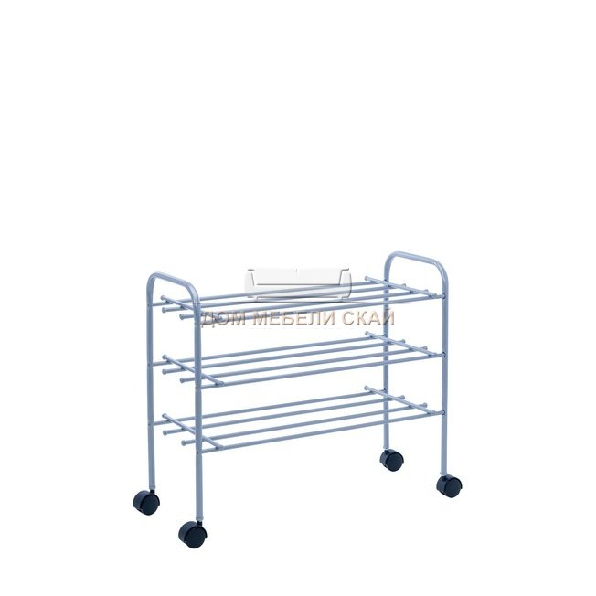 Обувница Leset Комо 3 с колесами, серый