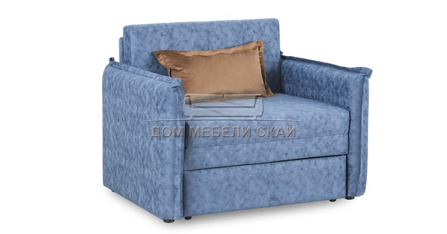 Кресло-кровать Виола 85, велюр тёмно-синий ТД 235