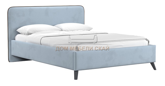 Каркас кровати Миа 140x200, светло-серый