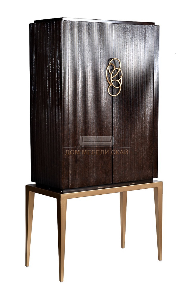 Комод дизайнерский высокий ART-2706-S, темно-вишневый