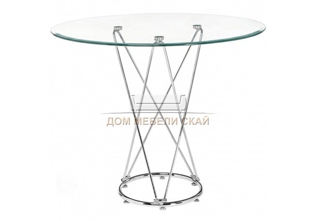 Стол обеденный стеклянный Ice 80