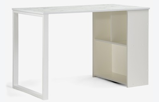 Стол письменный Битти Лофт, сантия/белый матовый