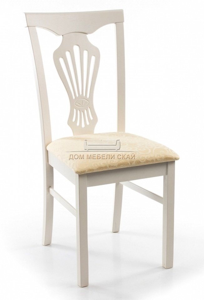 Стул Arfa, butter white жаккард белого цвета