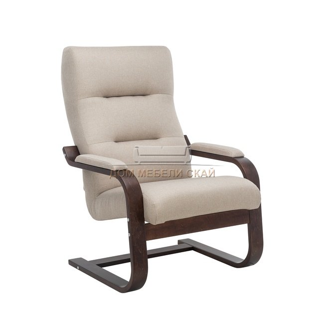 Кресло Leset Оскар, орех текстура/малмо 05