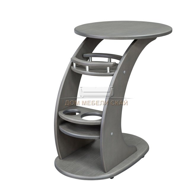 Придиванный столик Leset Люкс, серый ясень