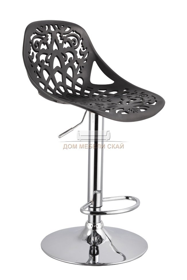 Стул барный Кружево, черного цвета