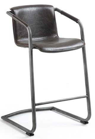 Полубарный стул Trion, CC0321UE09 экокожа коричневого цвета