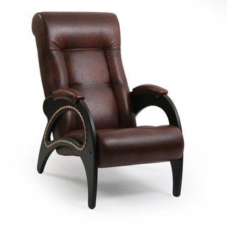 Кресло для отдыха Модель 41, венге/antik crocodile