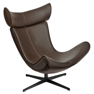 Кресло TORO, натуральная кожа коричневого цвета