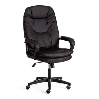Кресло офисное Комфорт Comfort LT, черная экокожа 36-6