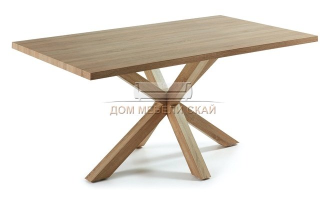Стол обеденный Arya 180x100, натуральный/MDF Sonom C430M46