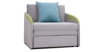 Кресло-кровать Громит (85), светло-серый ТД 102