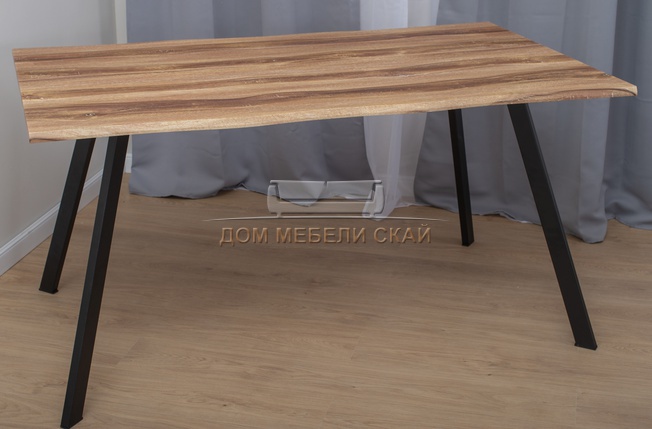 Стол обеденный Дуэт ПР-2, ДН 96 ЧР/дуб норвежский/черный