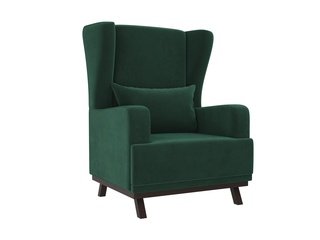 Кресло Джон, зеленое/велюр