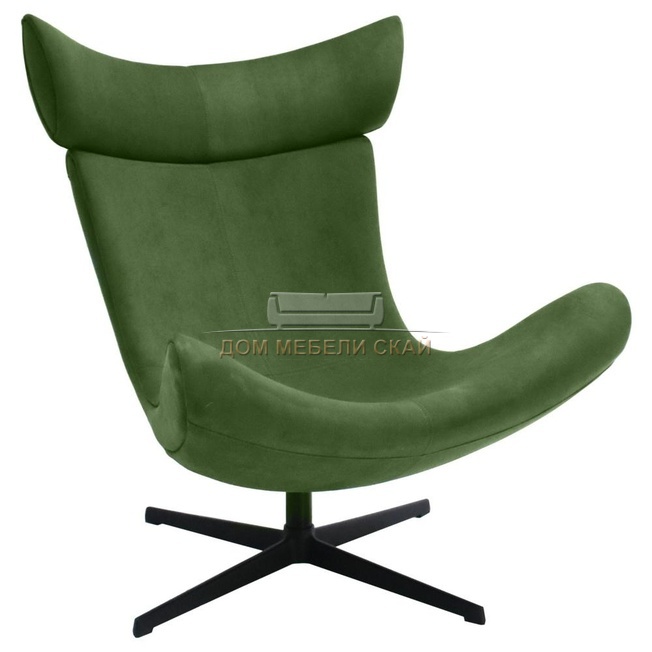 Кресло Imola, зеленая замша