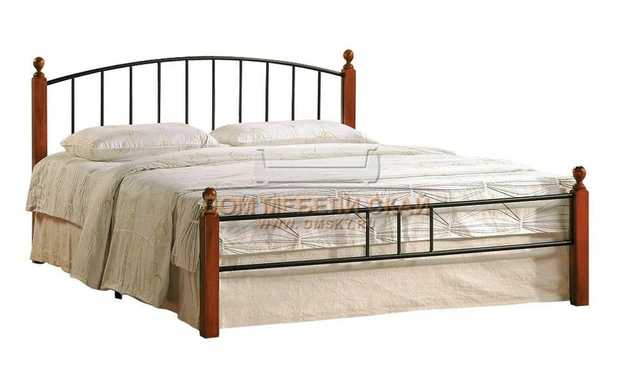 кровать с металлическими прутьями