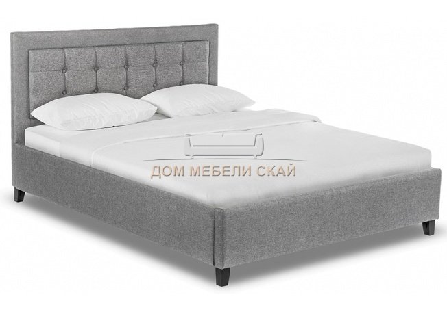 Кровать двуспальная Ameli 160х200, grey