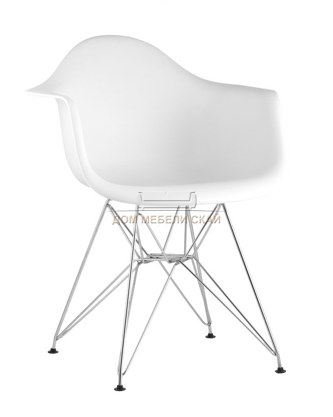 Стул-кресло EAMES, белого цвета