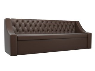 Кухонный диван со спальным местом Мерлин, коричневый/экокожа