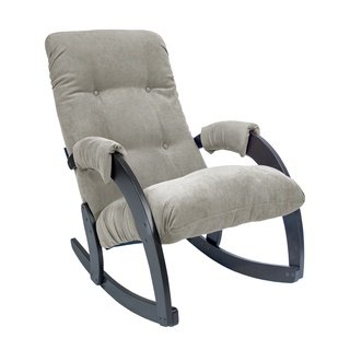 Кресло-качалка Модель 67, венге/verona light grey