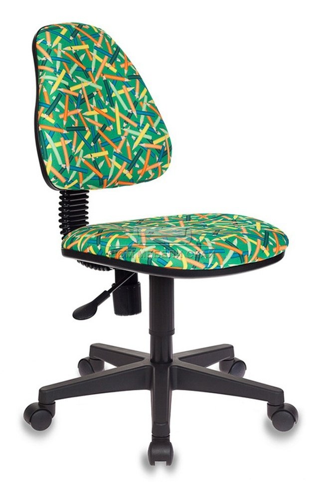 Кресло детское KD-4, зеленая ткань