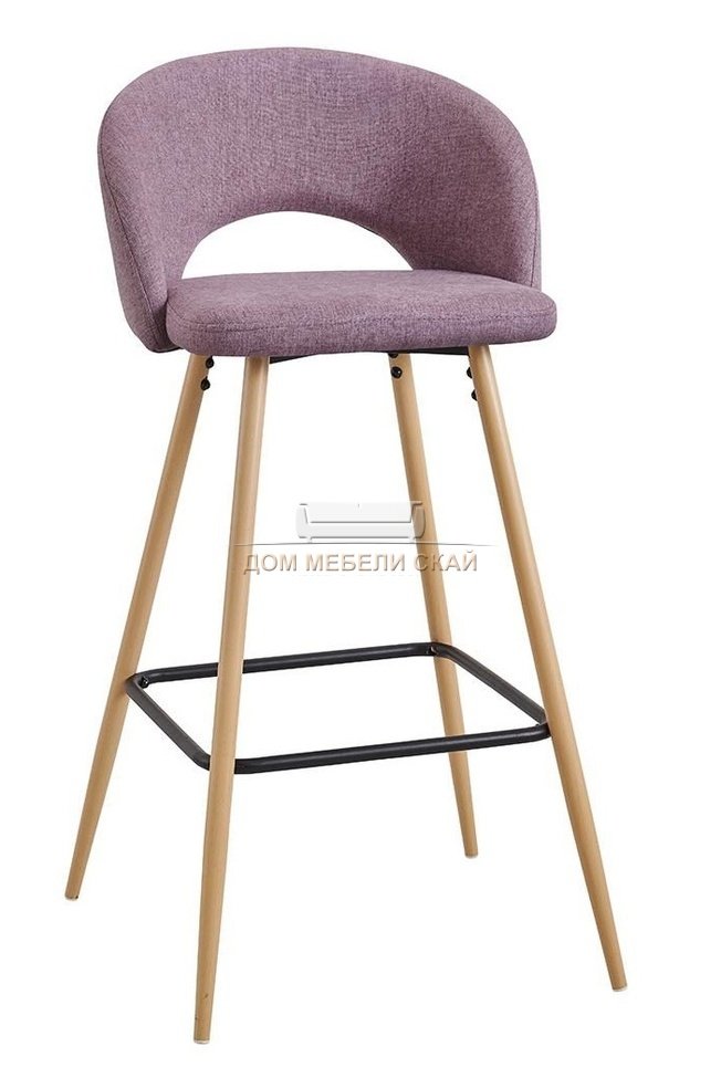 Стул барный DC-873, MB-7020 рогожка розового цвета