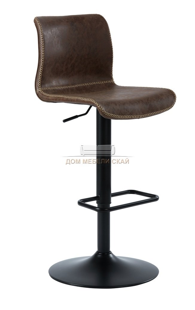 Барный стул NEVADA, vintage mocha экокожа коричневого цвета