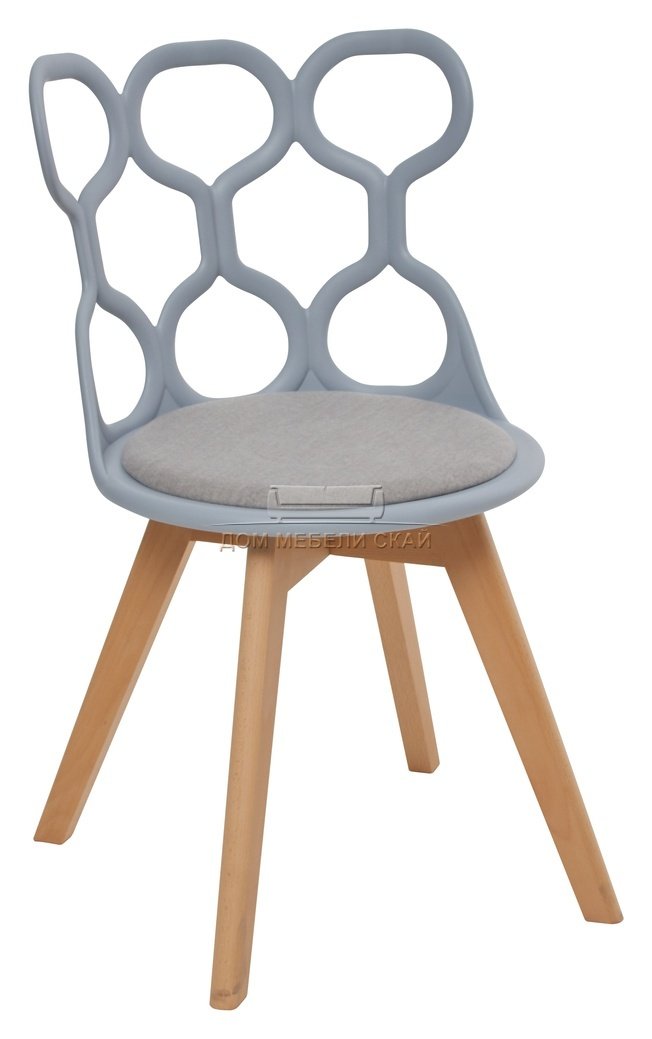 Стул AZHUR, light blue рогожка синего цвета