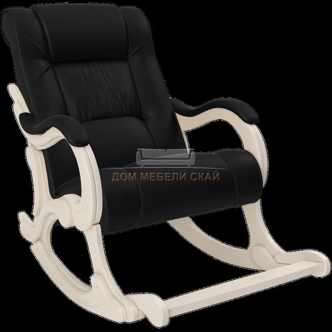 Кресло-качалка Модель 77, дуб шампань/vegas lite black