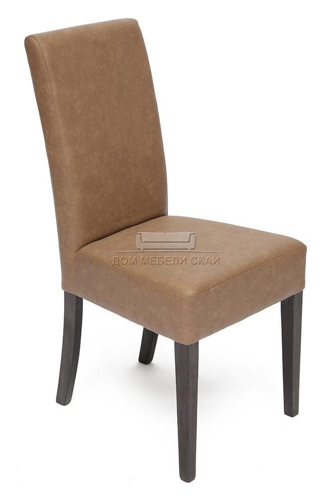 Стул Ditta, экокожа коричневого цвета