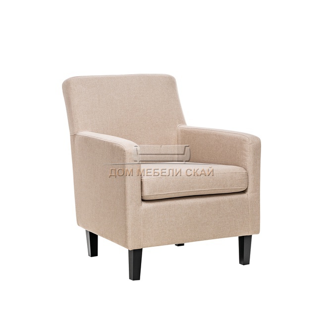 Кресло Leset Флетчер, бежевая рогожка Kiton 02