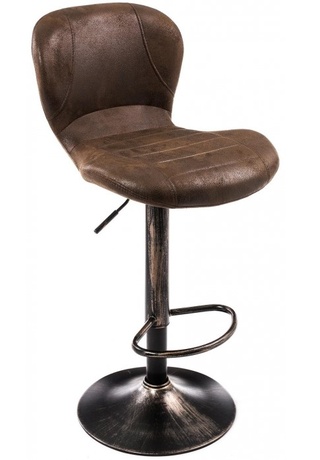 Барный стул Hold, vintage/коричневого цвета