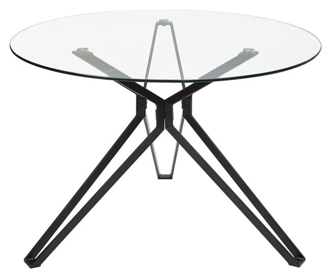 

Стол обеденный круглый VENETO D110, прозрачный