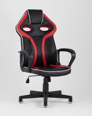 Кресло игровое TopChairs Racer Light, черно-красное