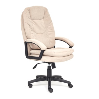 Кресло офисное Комфорт Comfort LT, флок бежевого цвета 7