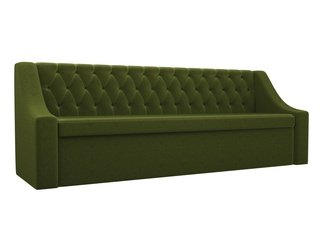 Кухонный диван со спальным местом Мерлин, зеленый/микровельвет