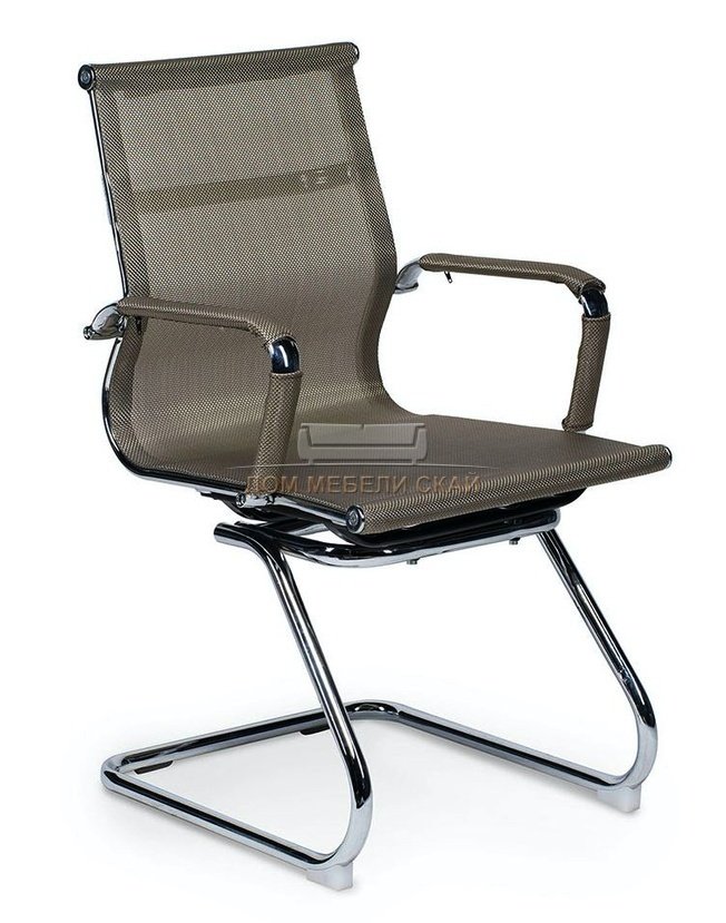 Кресло офисное Хельмут CF, бронзовая сетка конференц)